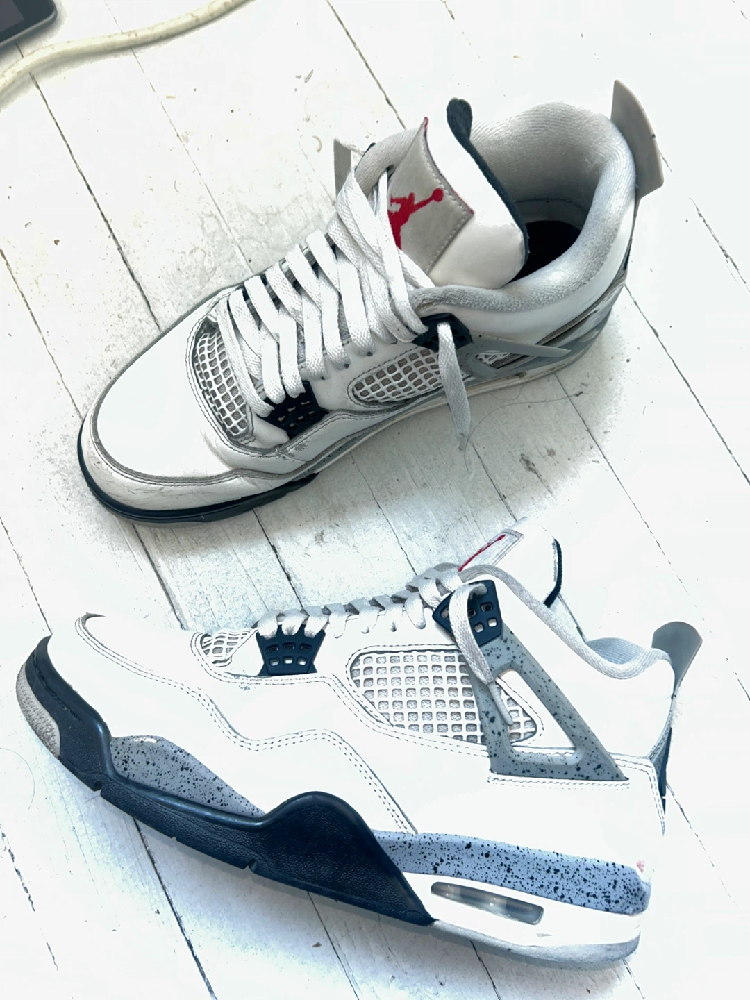 Jordan 4 Retro White Cement - photo 2
