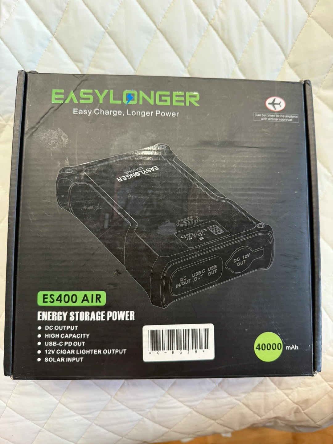 EASYLONGER ES400 AIR Energy Storage Power Pack