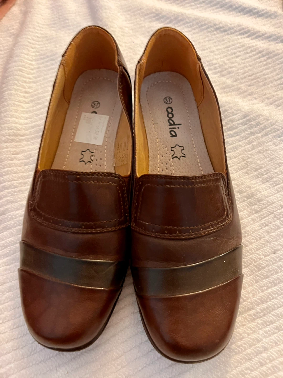 Women's Brown Loafers Size 37