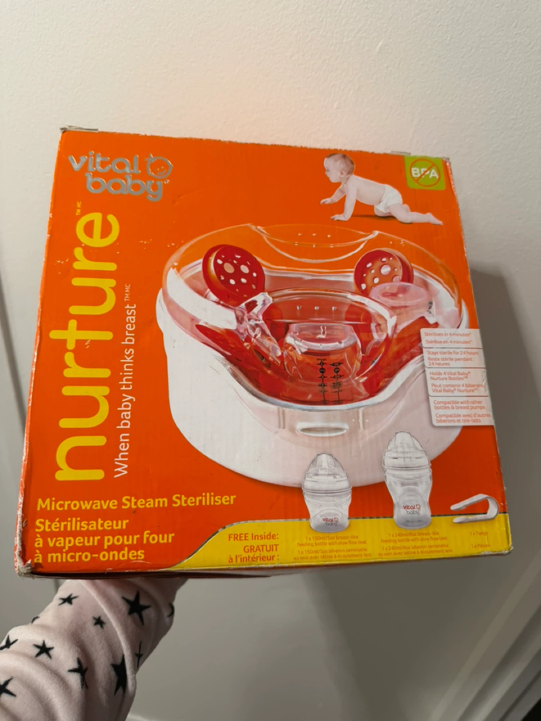 Vital Baby Nurture Microwave Steam Steriliser