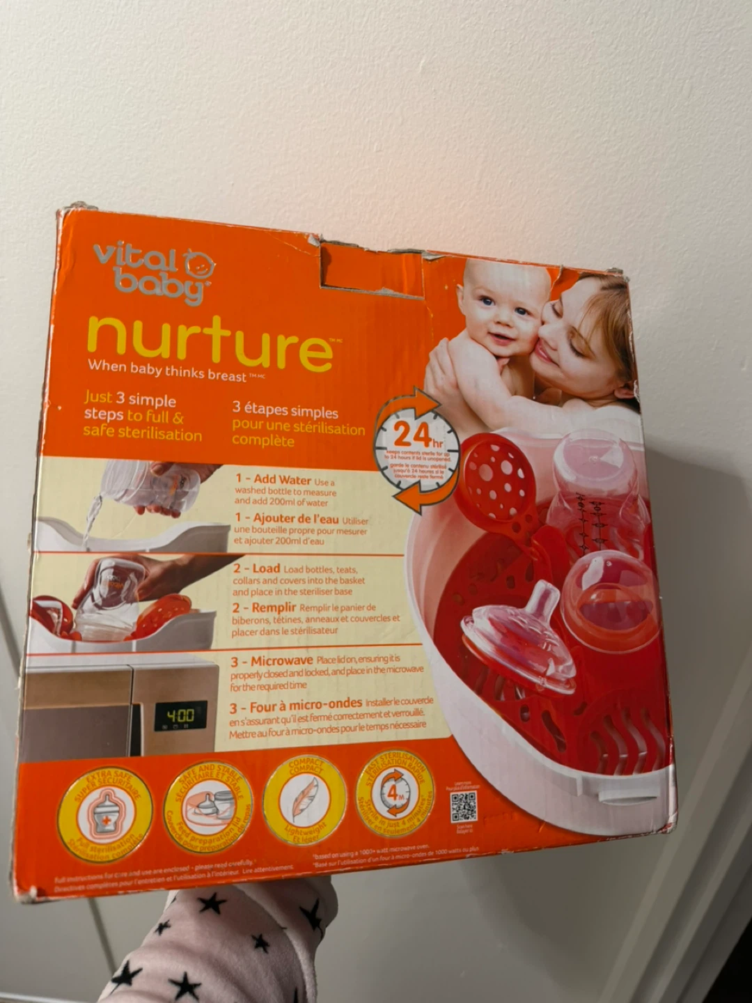 Vital Baby Nurture Microwave Steam Steriliser - photo 3