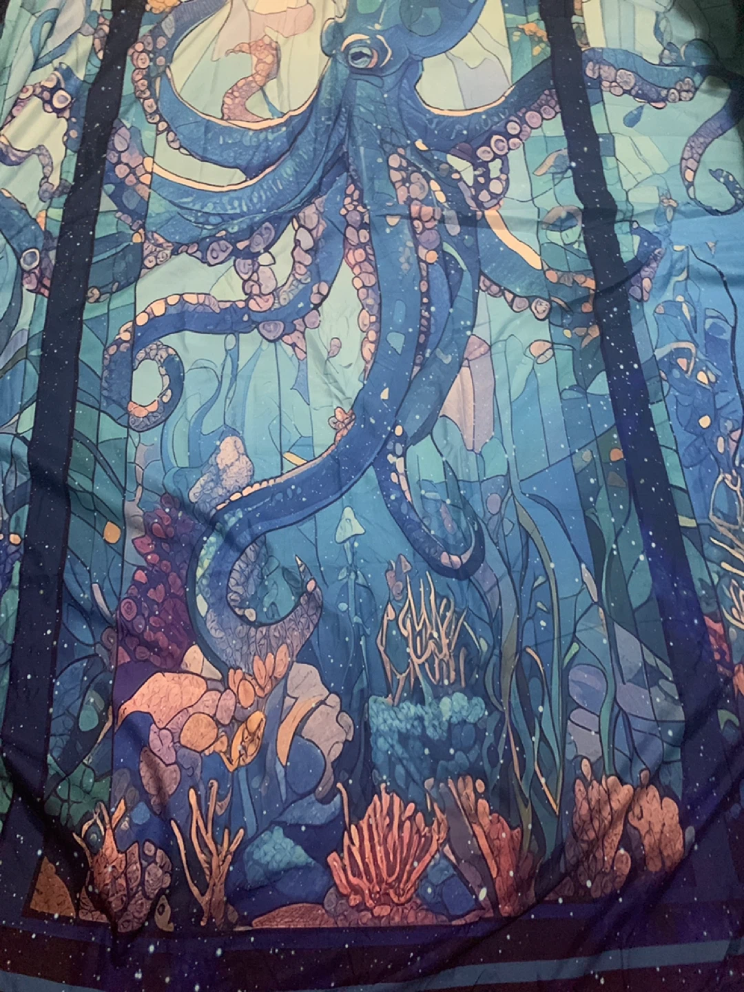 Feelyou Octopus Duvet Cover Set  Blue Full Size - photo 3