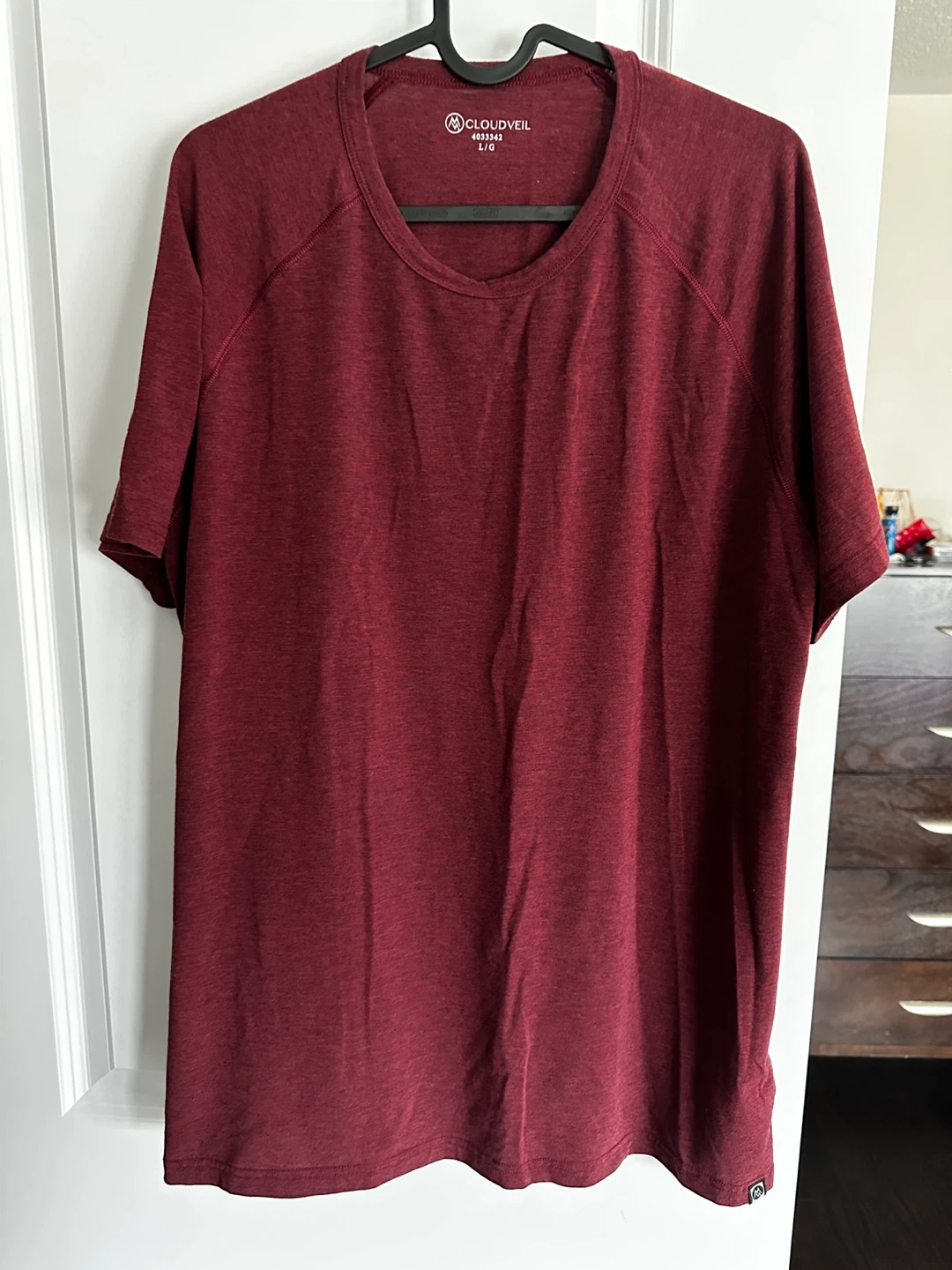 Cloudveil Men's Burgundy T-Shirt - photo 2