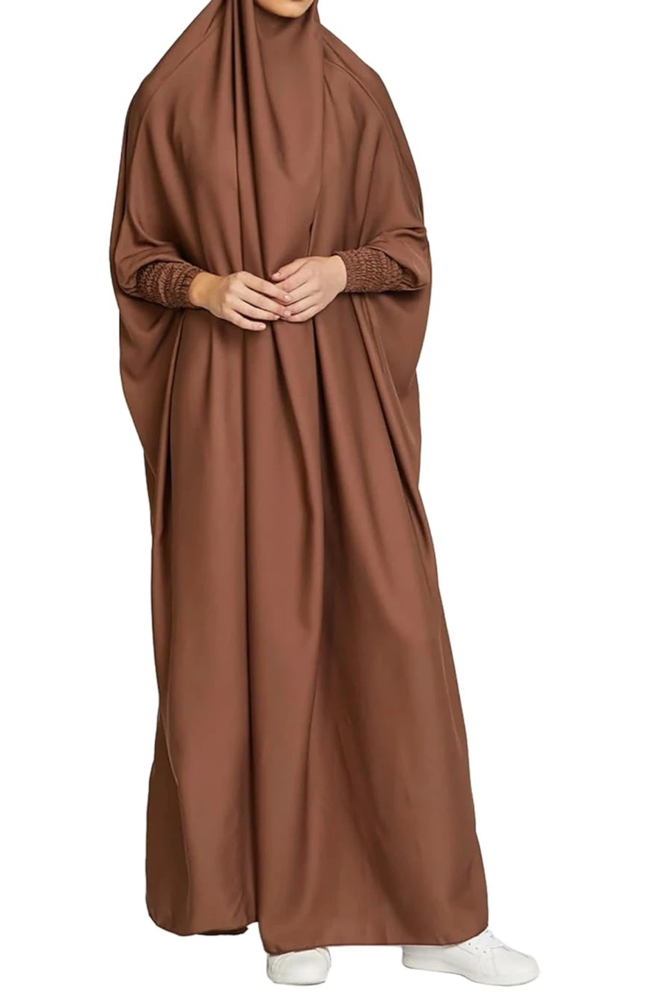 Brown One Size Jilbab set