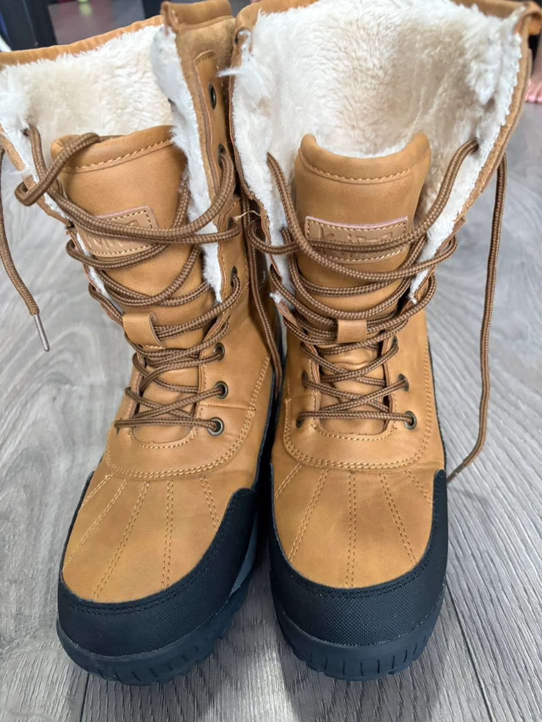 Brown Lined Winter Boots - Size 7 - photo 3