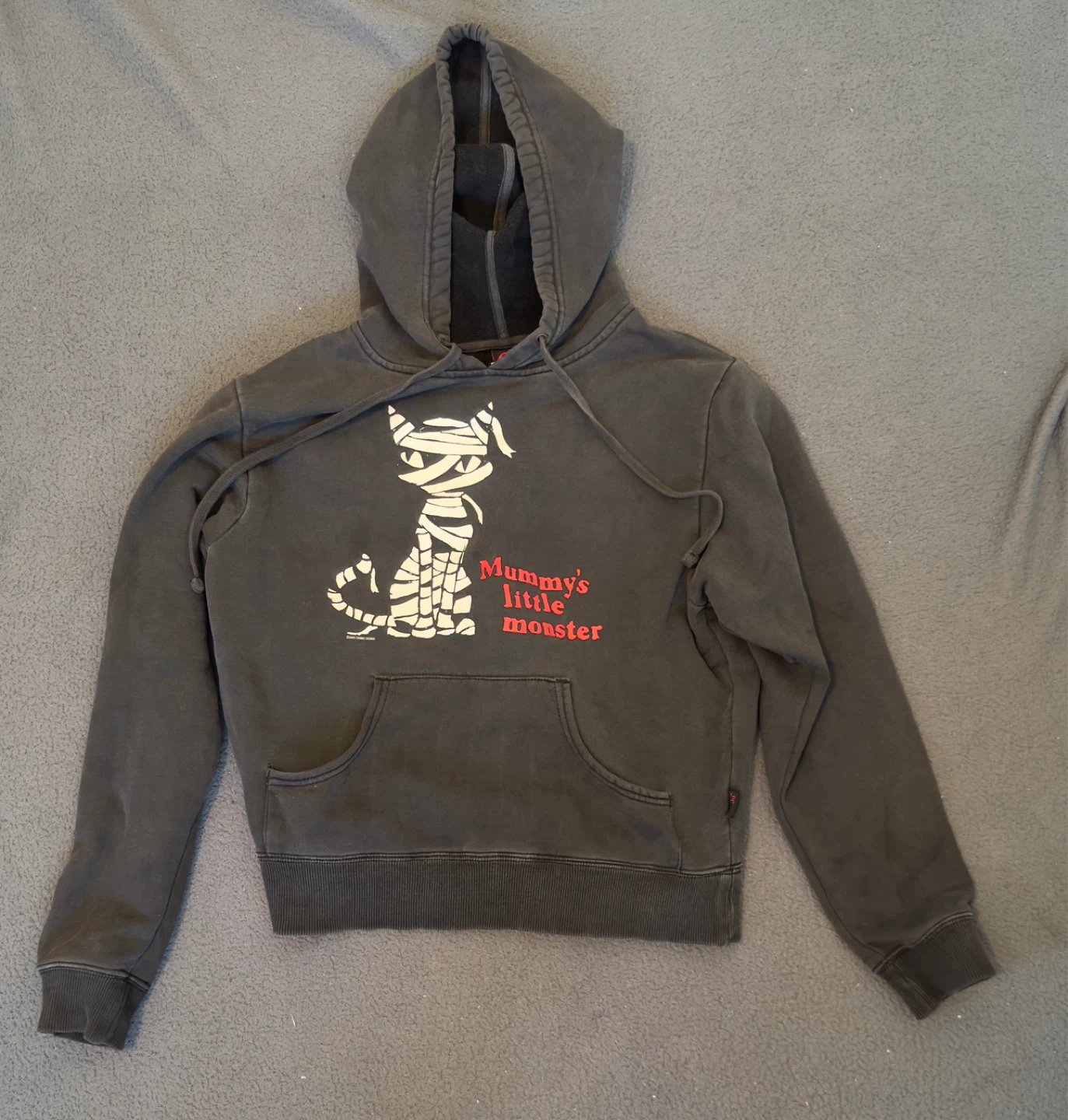 Official Vintage Emily The Strange Mummy's Little Monster Hoodie