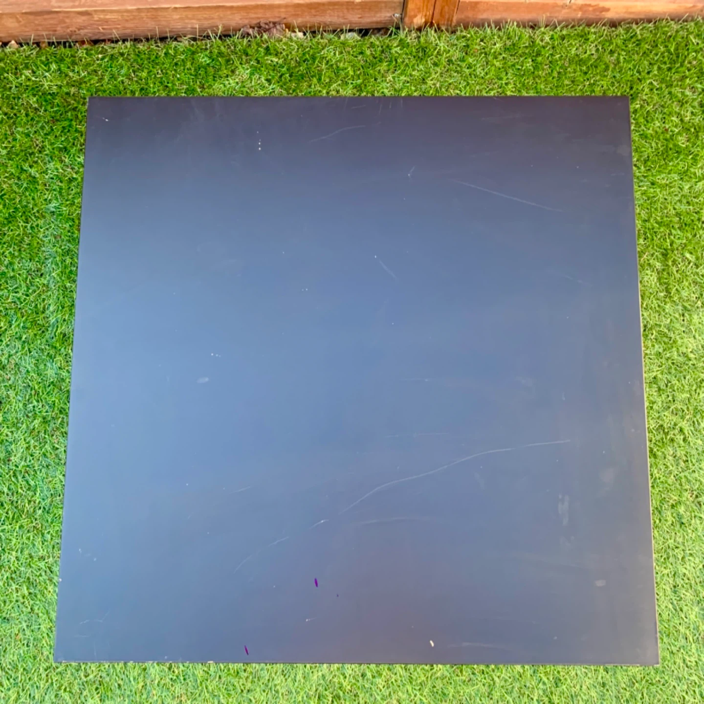 Side Table End Table Black Square Accent Table Furniture - photo 4