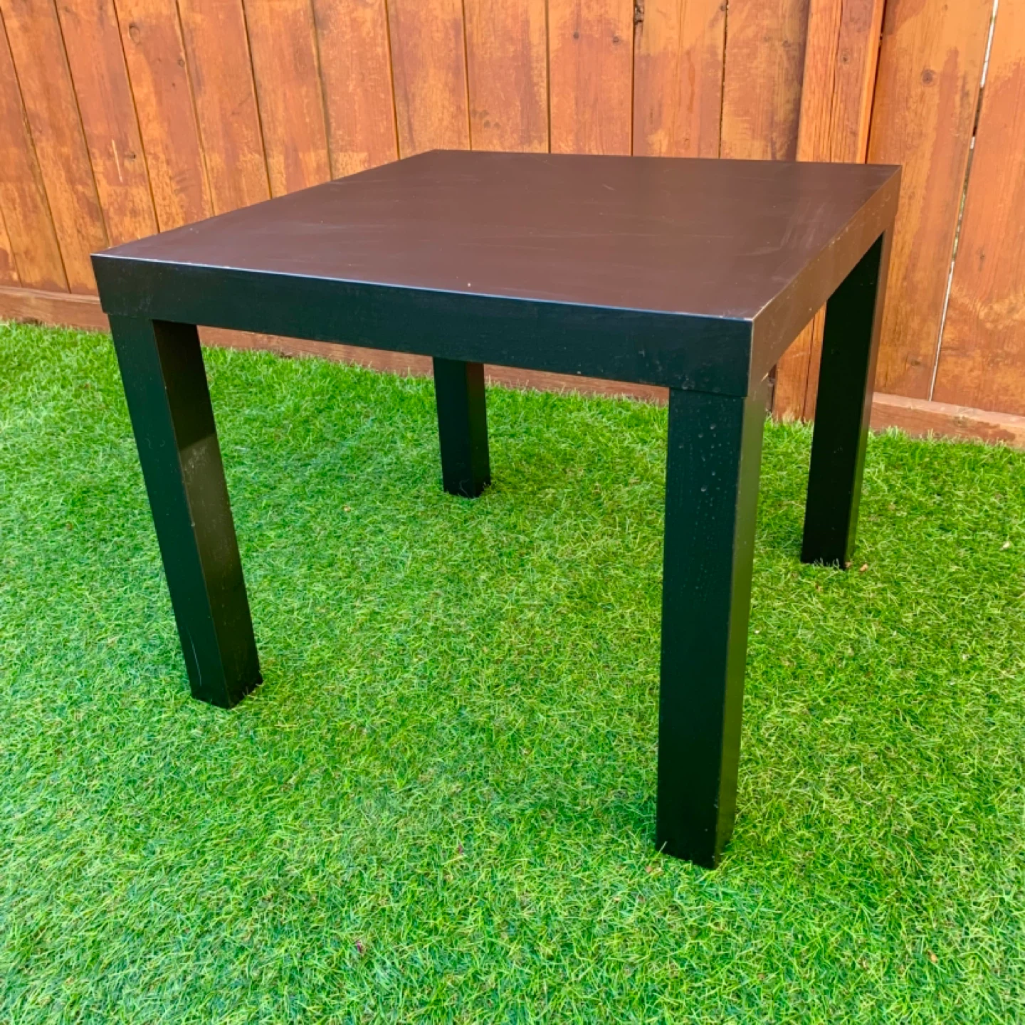 Side Table End Table Black Square Accent Table Furniture
