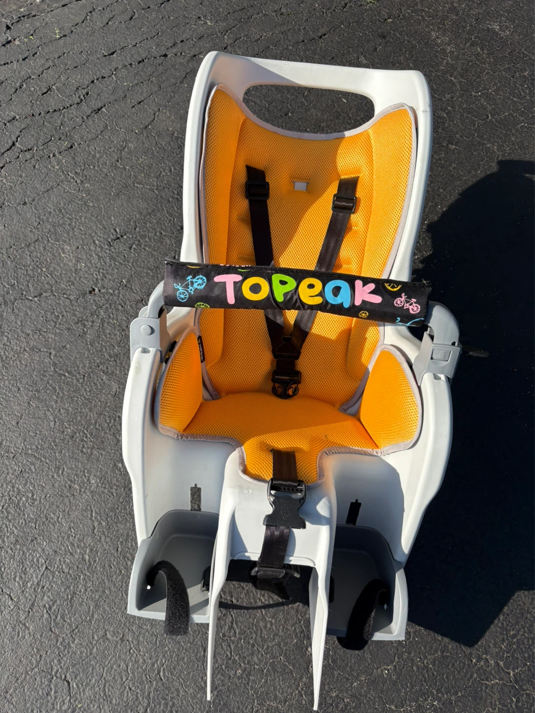 Topeak Child Bicycle Seat with Yellow Padding - photo 2