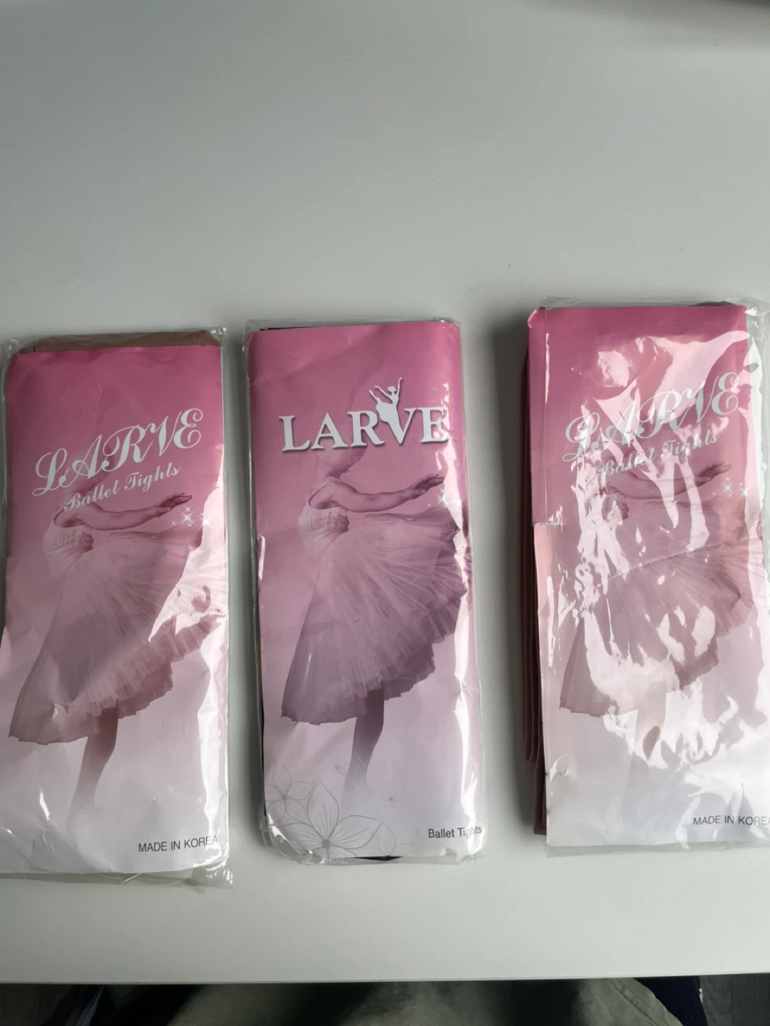 Brand New_ LARVE Ballet Tights - 3 Pairs