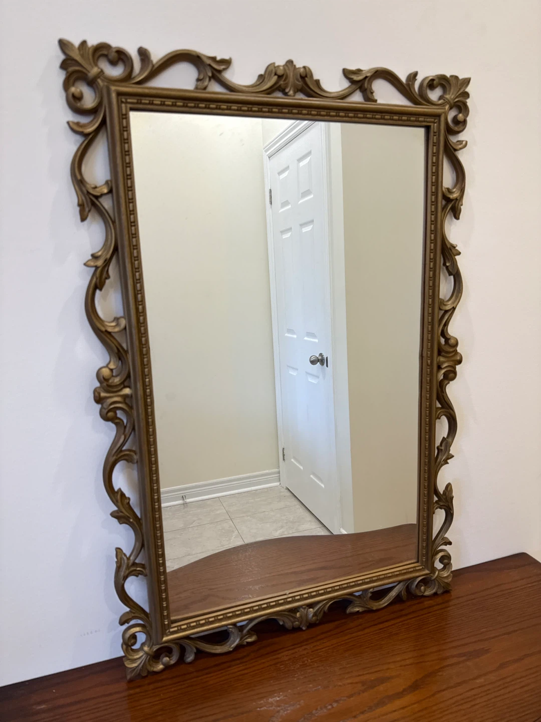 Ornate Gold Gilt Wall Mirror