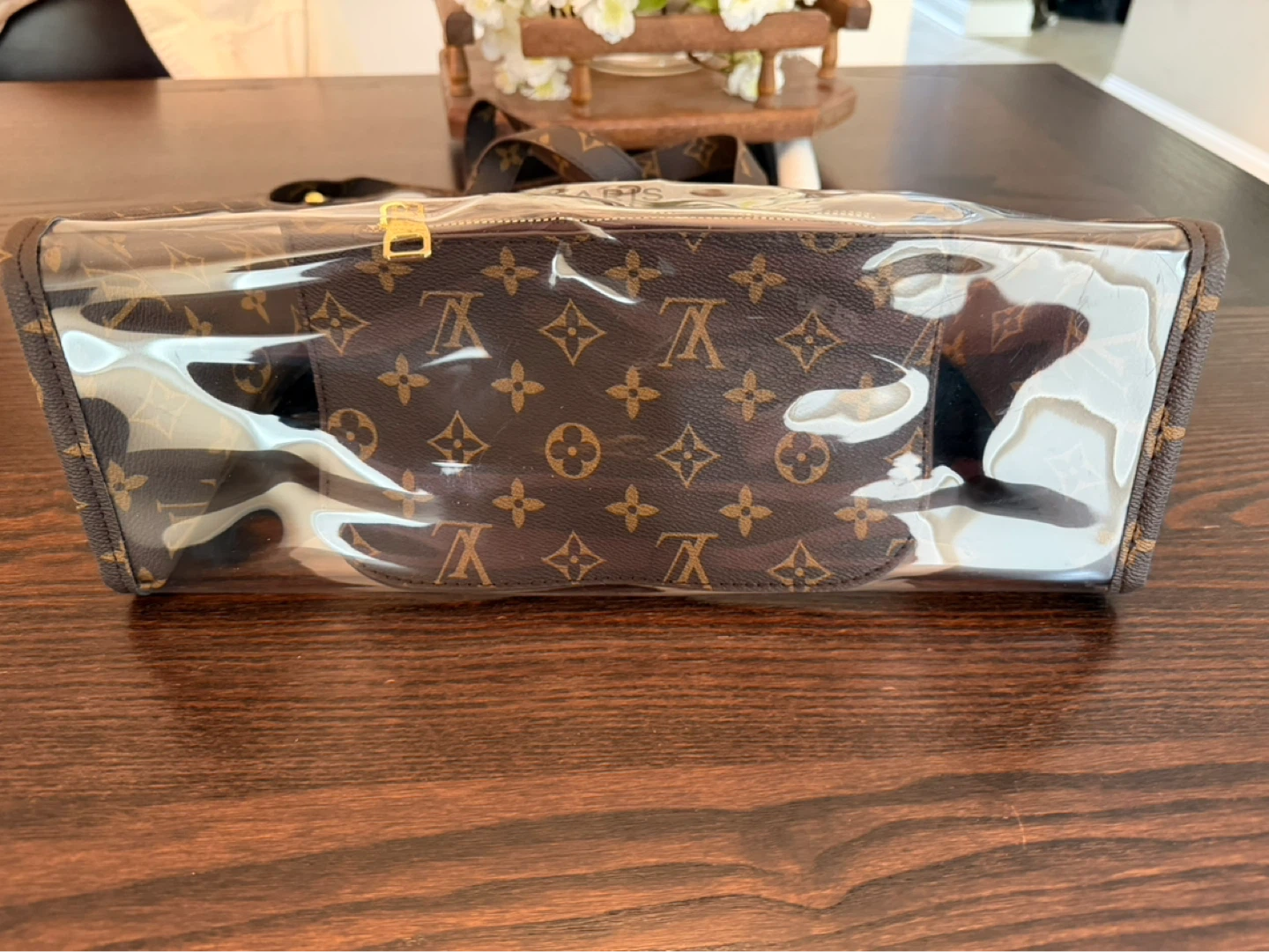 Transparent Tote Bag with Pouch - photo 3