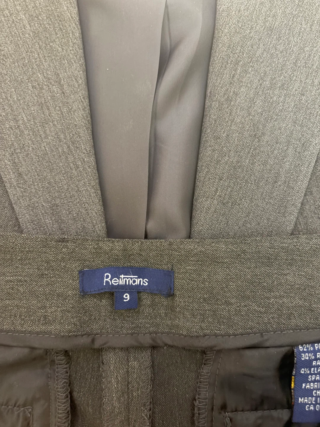 NEW Suzy Grey Pant Suit Set - Size 9 - photo 4