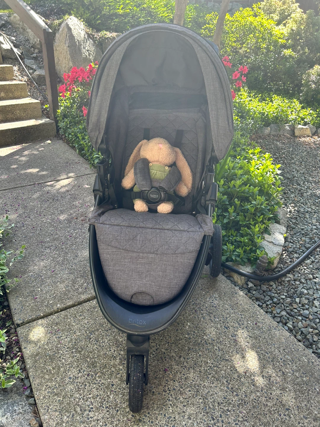 Britax Stroller System with Carrier - Grey