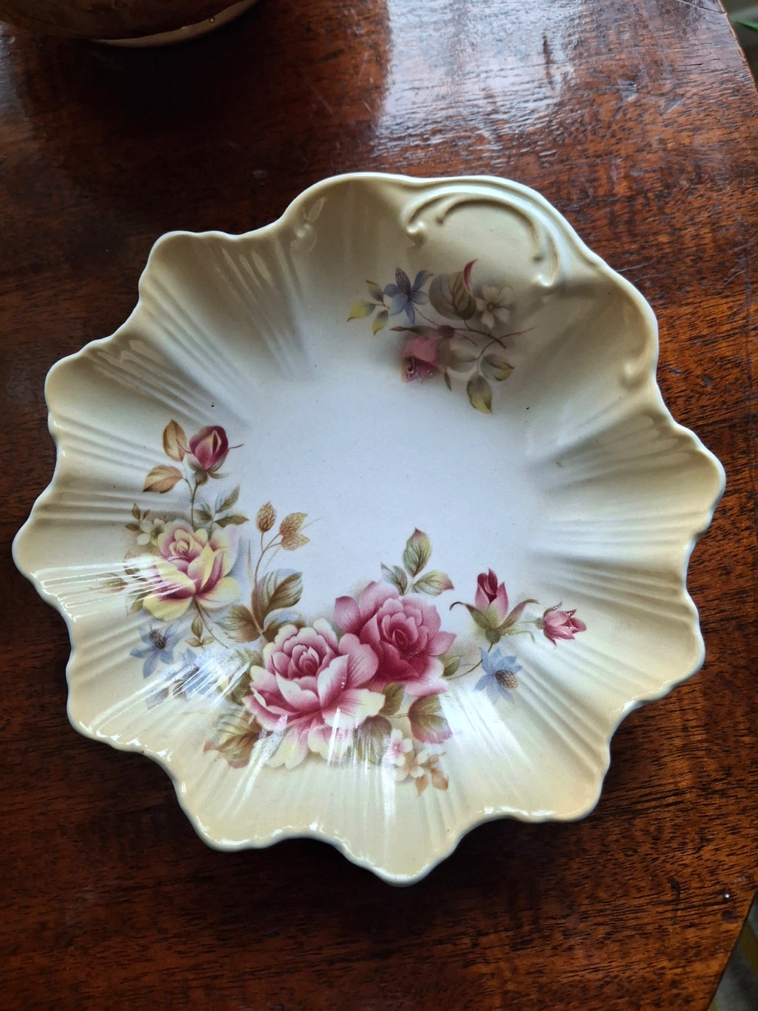 Small Old Foley trinket dish