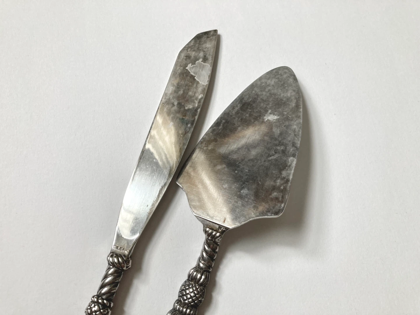 Vintage French Silver Plated Tassel Cake Serving Utensil Set - photo 5