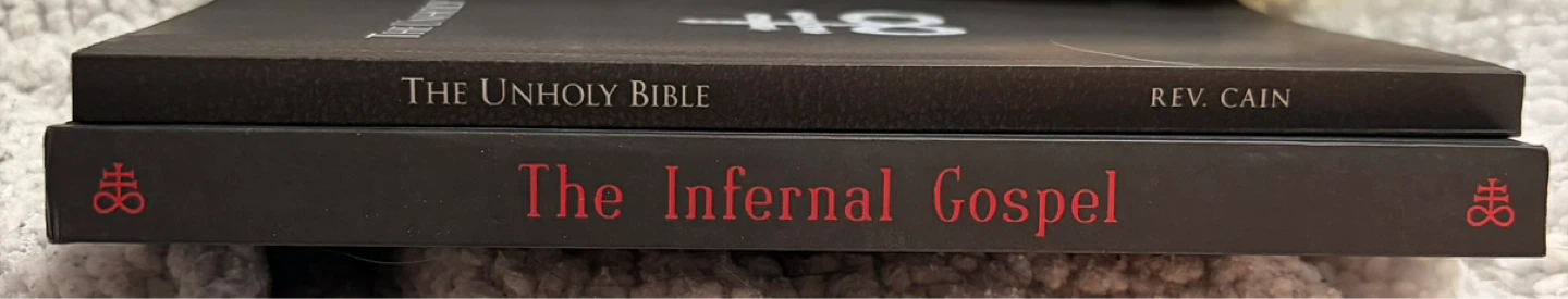 The Unholy Bible and The Infernal Gospel Books - photo 4
