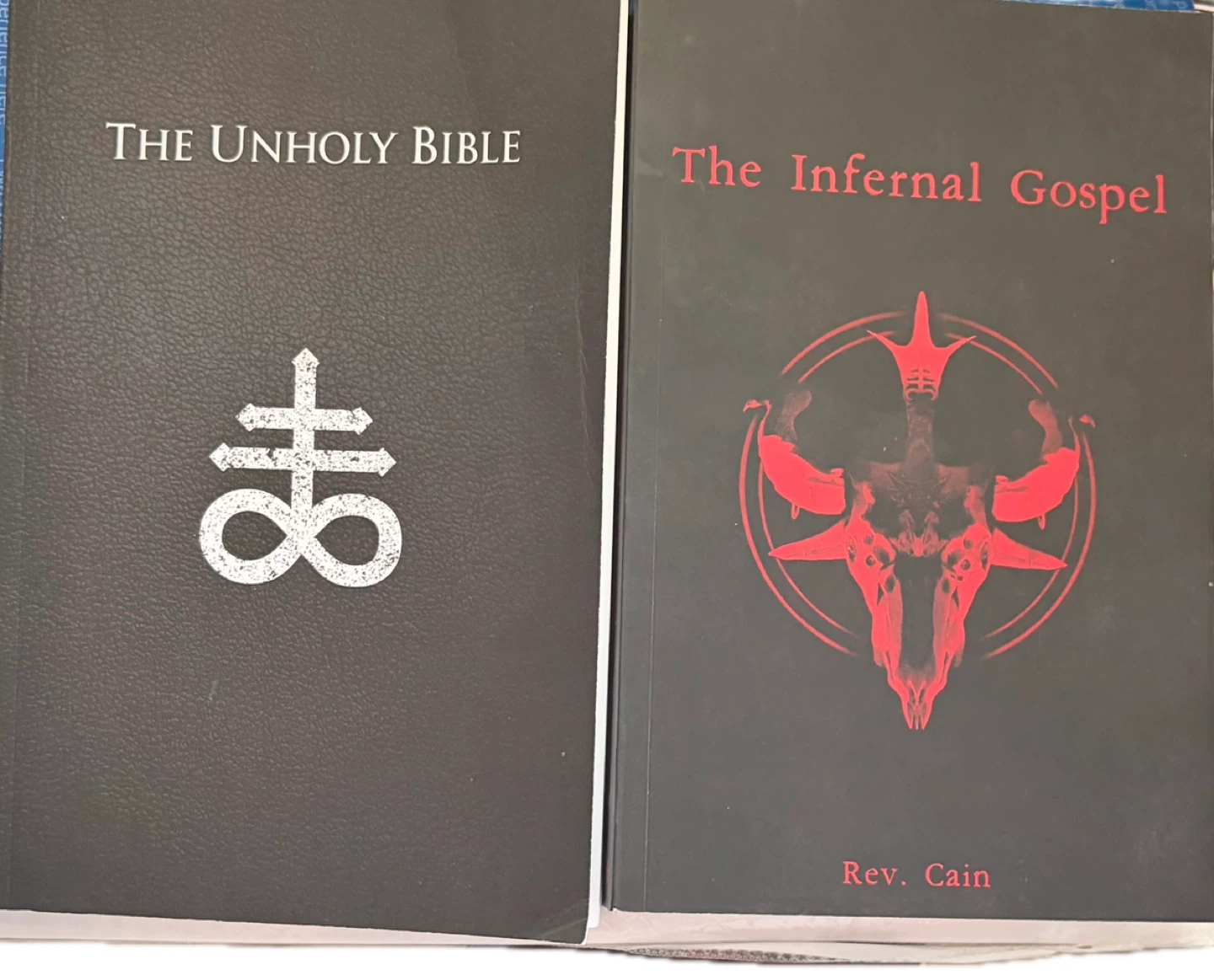 The Unholy Bible and The Infernal Gospel Books