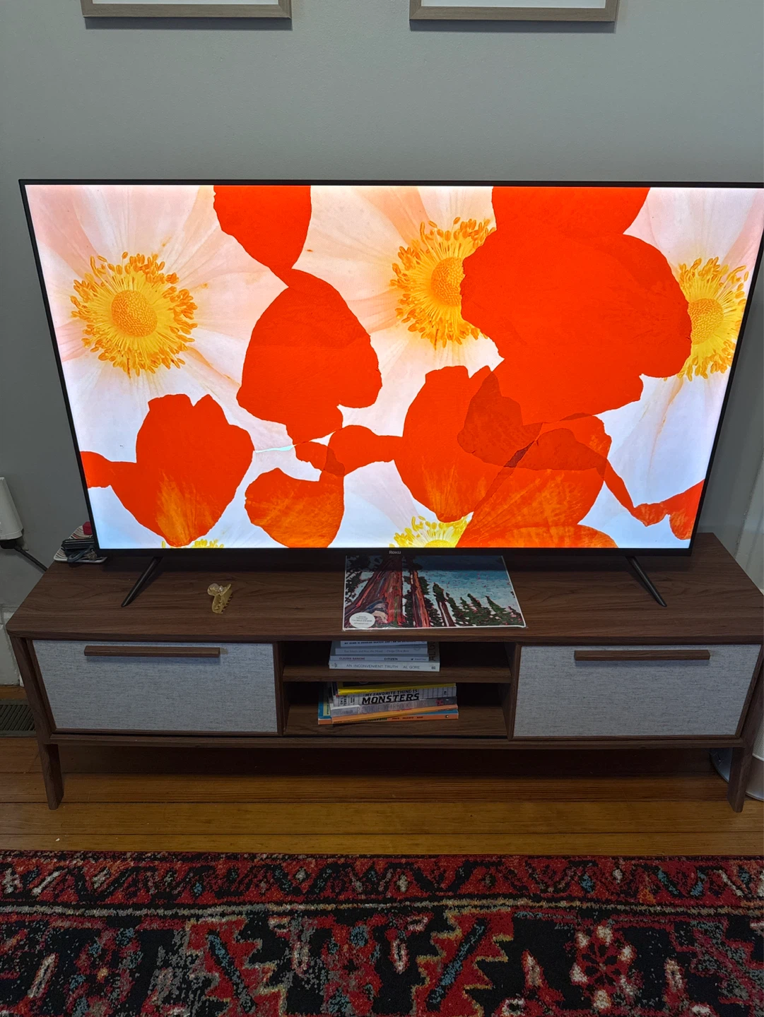 Mid-Century Modern TV Stand Console - photo 2