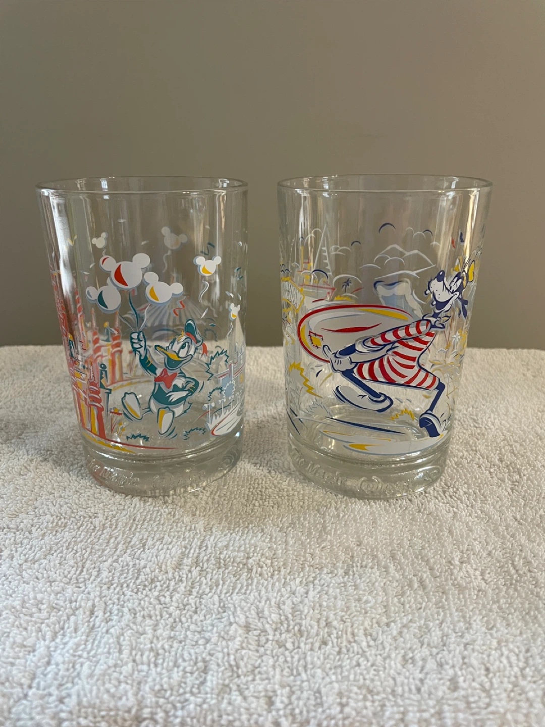 Walt Disney World Remember The Magic 25th Anniversary Glasses