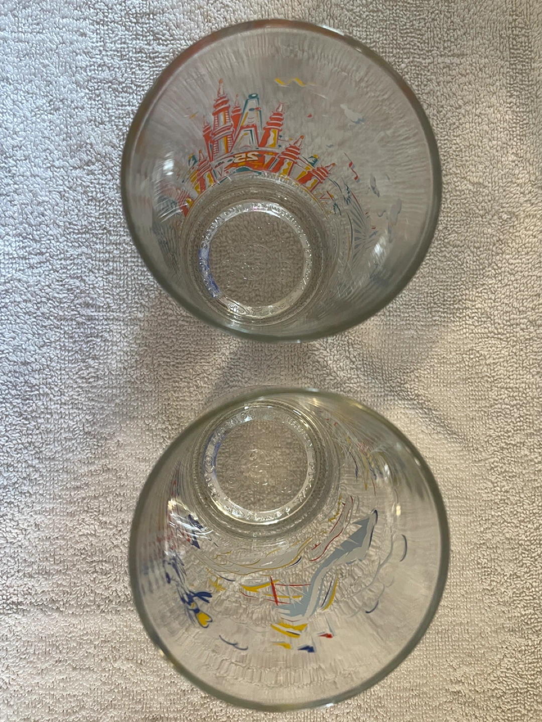 Walt Disney World Remember The Magic 25th Anniversary Glasses - photo 2