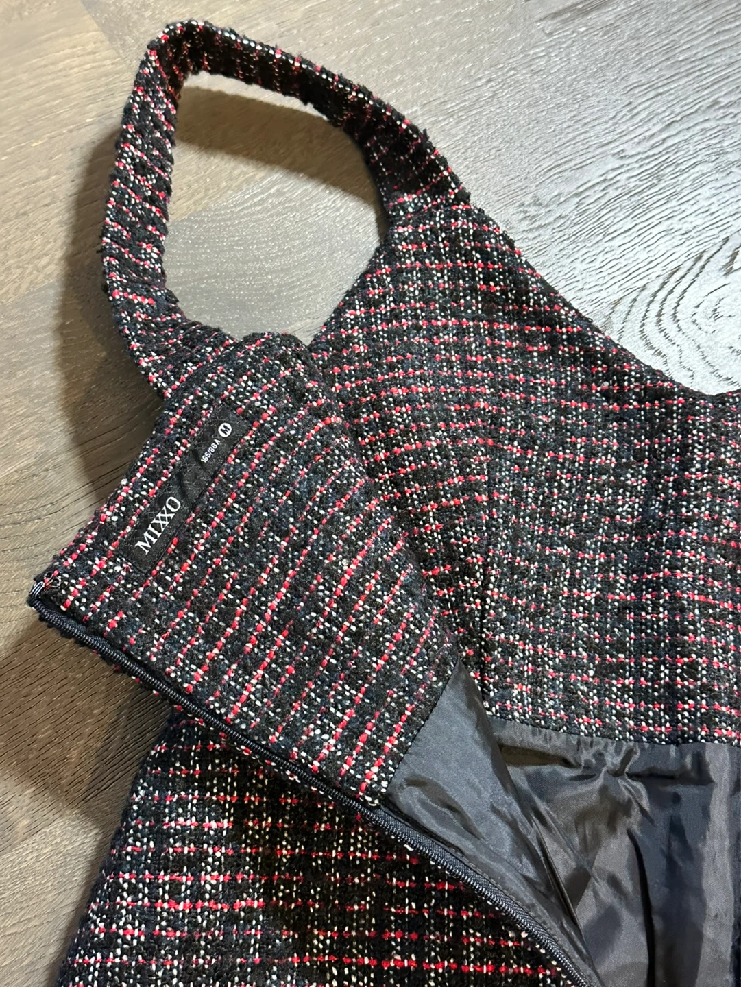 🇰🇷MIXXO Tweed Button-Front Dress - photo 3
