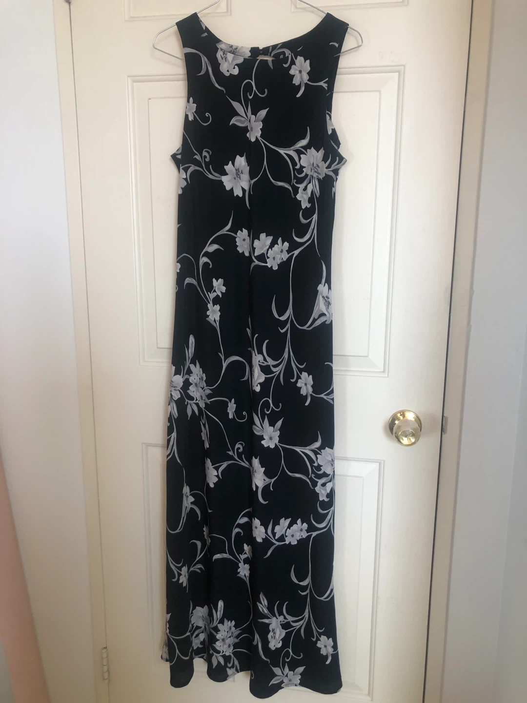 Black Floral Maxi Dress