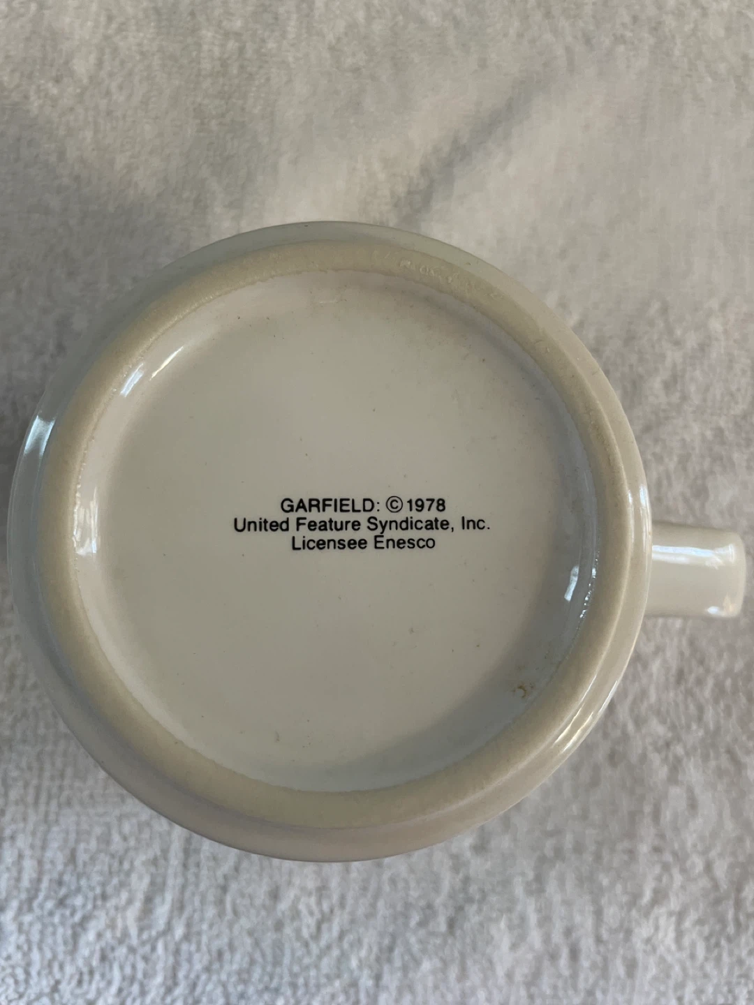 Garfield "Coach" Mug 1978 Enesco - photo 3
