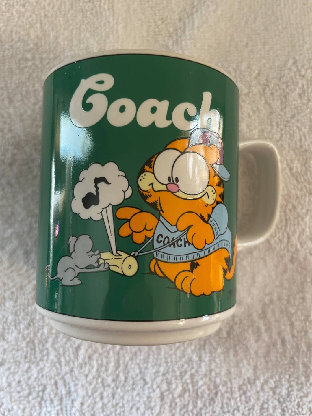 Garfield "Coach" Mug 1978 Enesco - photo 5