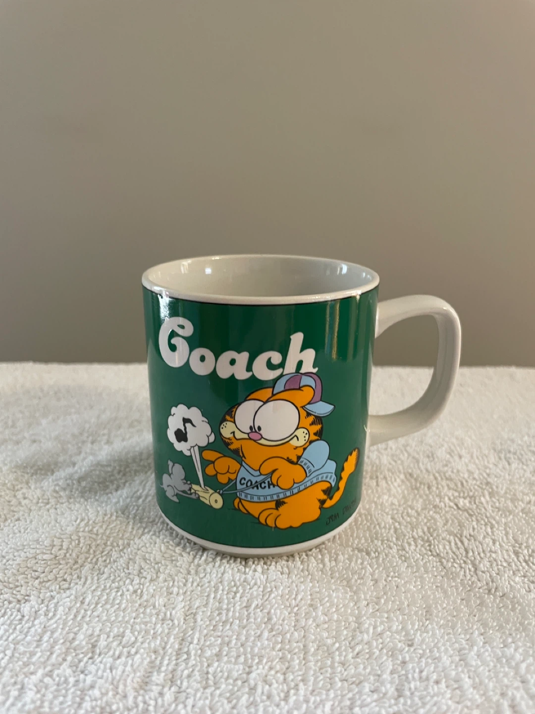 Garfield "Coach" Mug 1978 Enesco