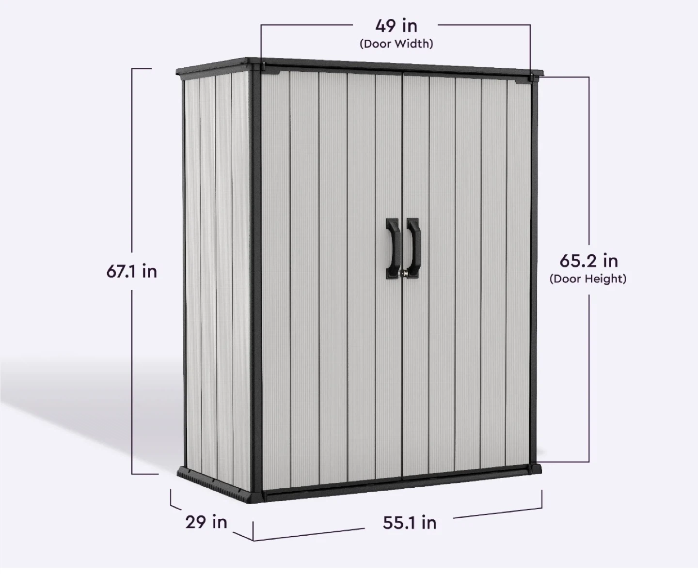 Outdoor Storage Cabinet Tool Shed - photo 2