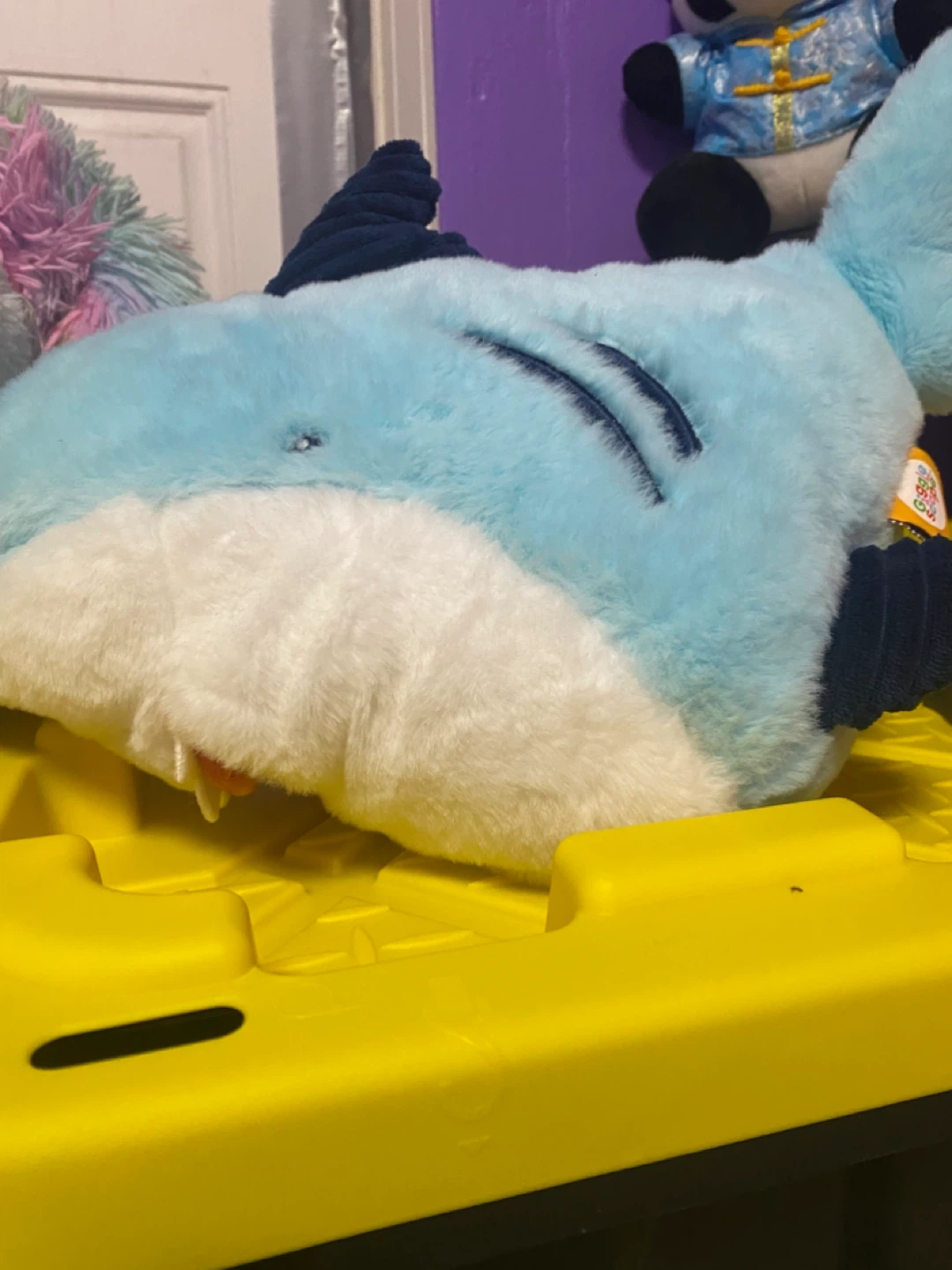 Light Blue Plush Shark Toy