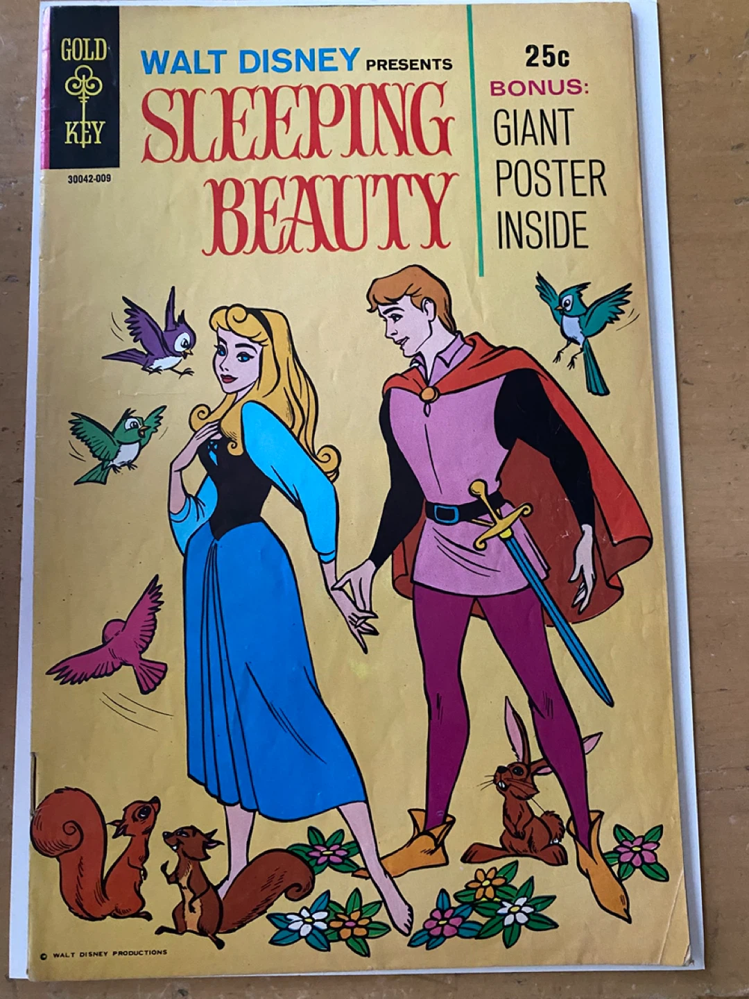 1970 Gold Key Comics Walt Disney's Sleeping Beauty Comic Book