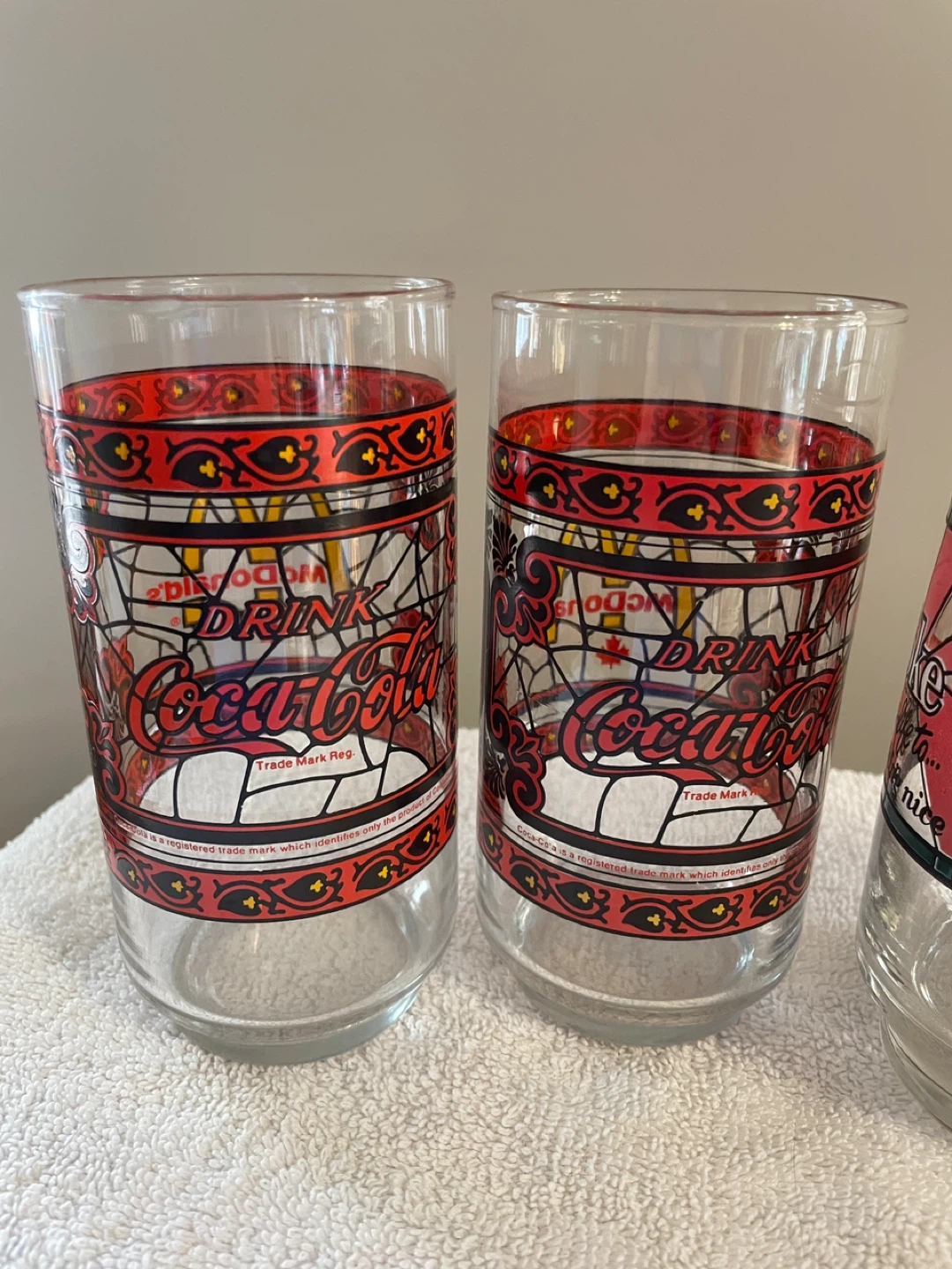 Set of 4 Coca-Cola Glasses - photo 2