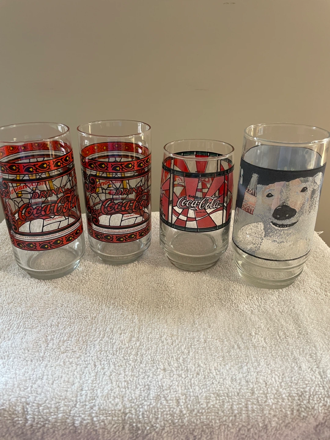 Set of 4 Coca-Cola Glasses