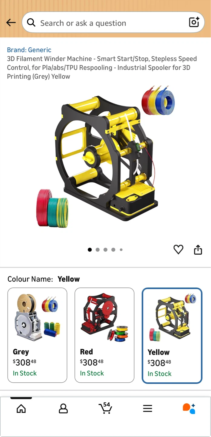 Generic 3D Filament Winder Machine