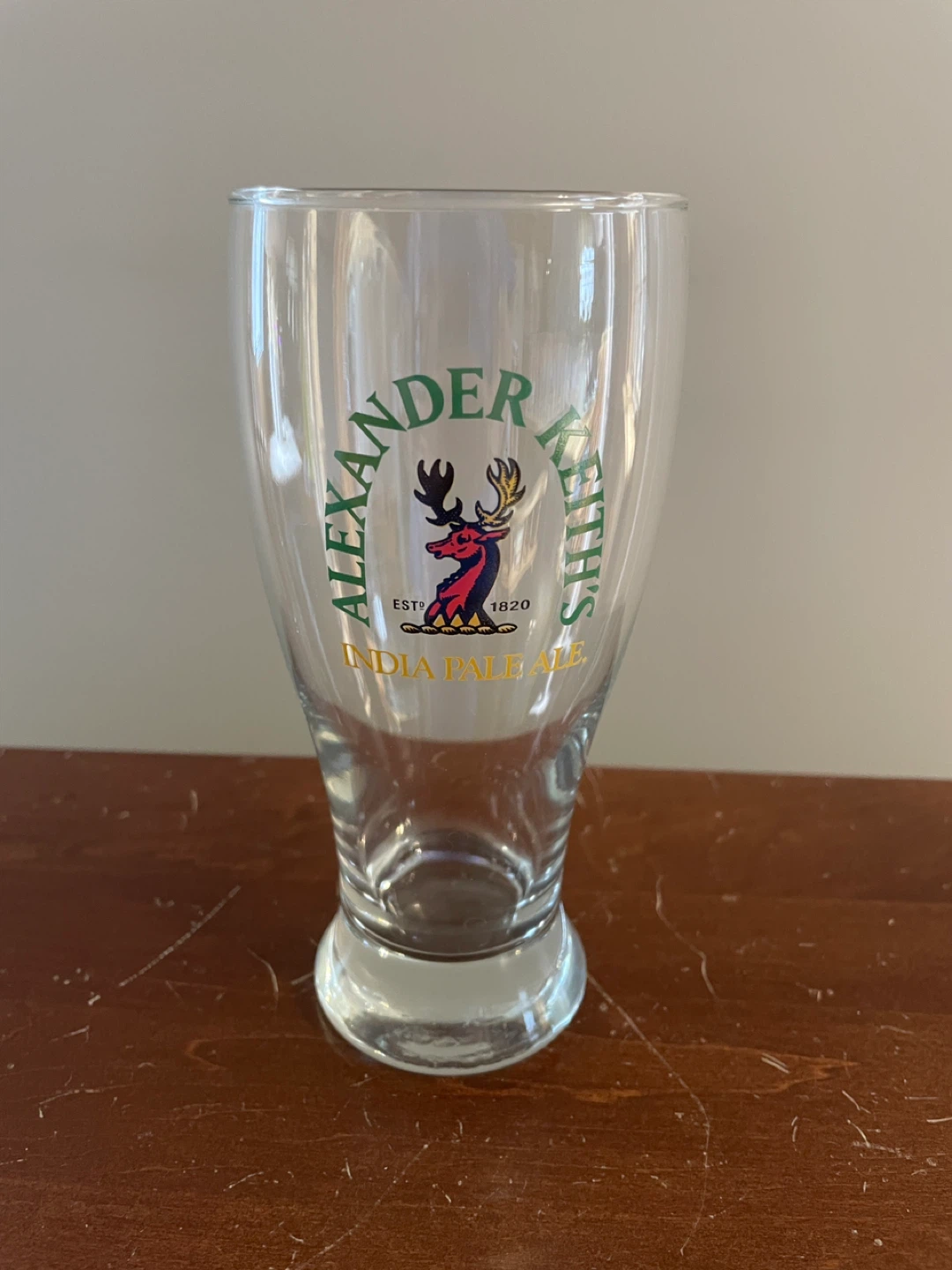Alexander Keith's India Pale Ale Glass