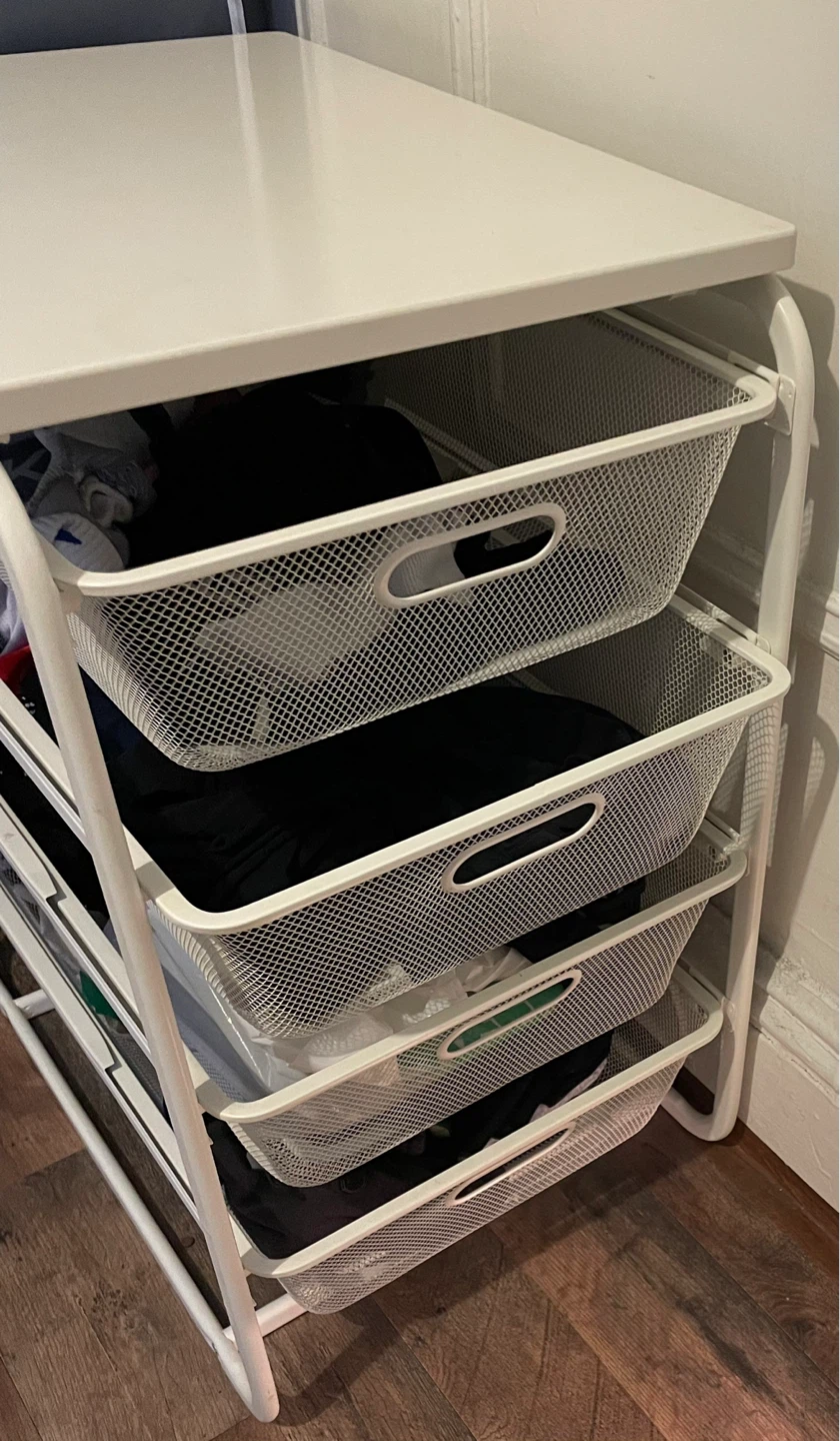 IKEA RIGGA Rolling Cart with 4 Baskets
