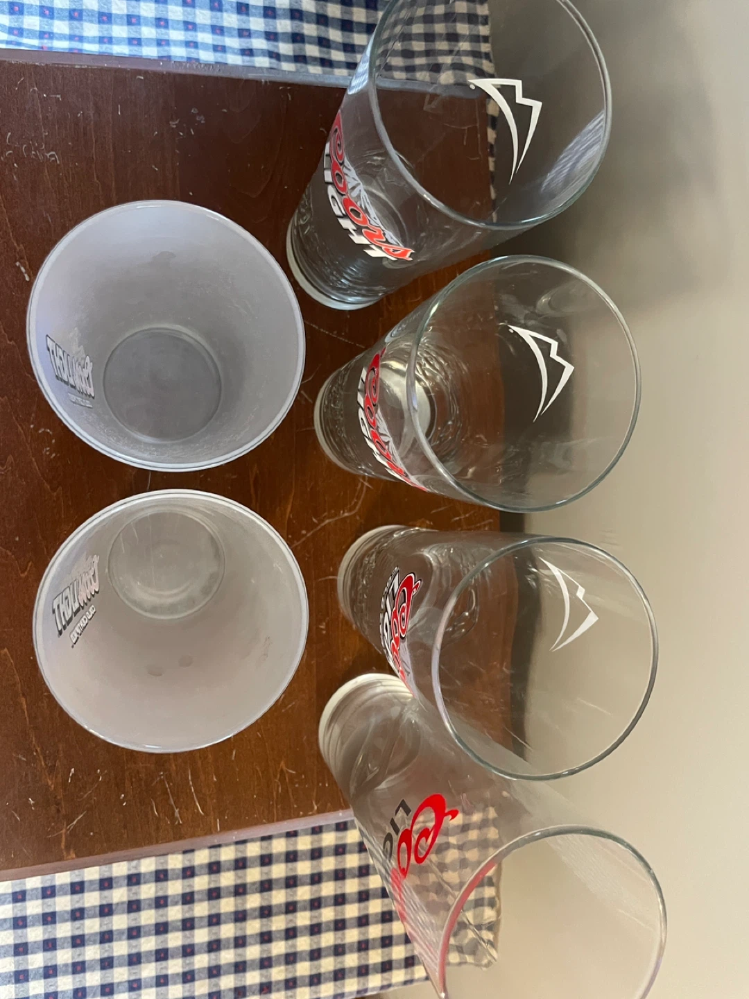 Coors Light Glasses Set - 4 Clear, 2 Frosted - photo 4