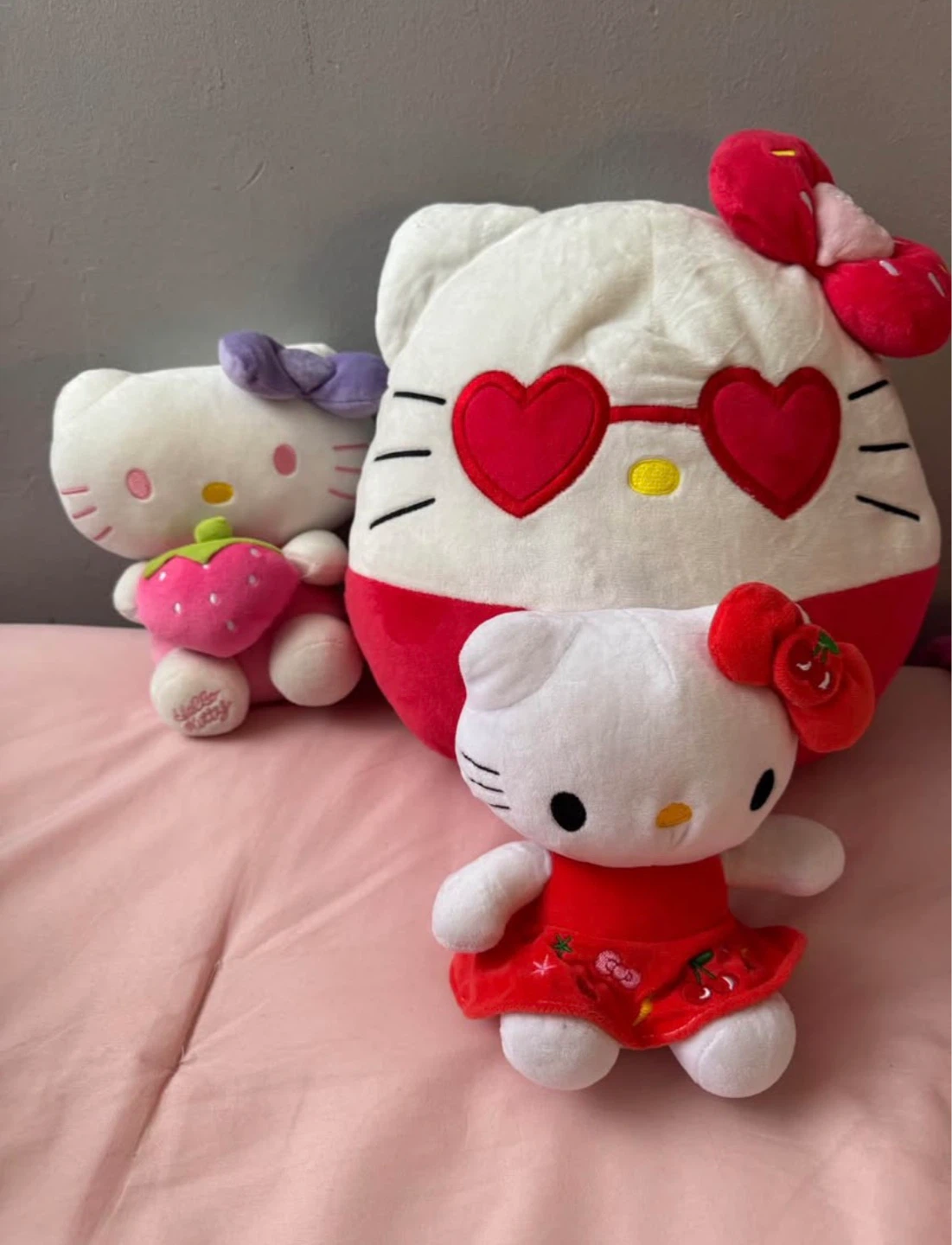 Hello Kitty Plush Toys - Set of 3