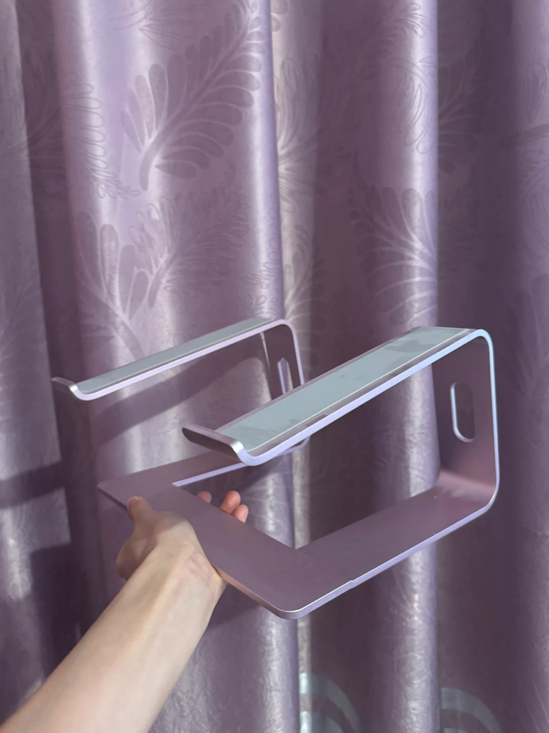 Pink Aluminum Laptop Stand