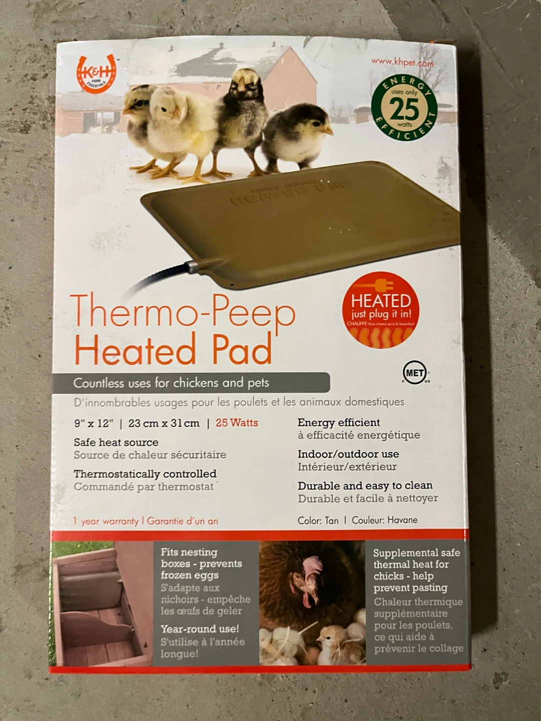 Thermo-peep heated pad for chickens/small birds - photo 4