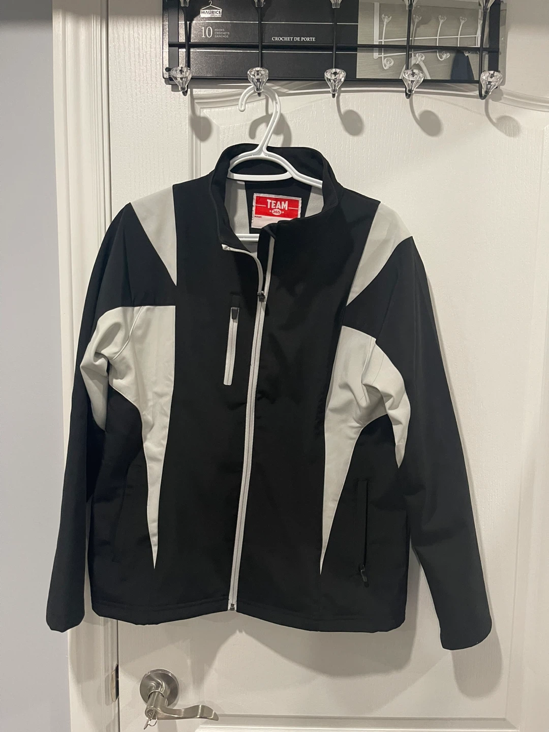 TEAM jacket - black and grey