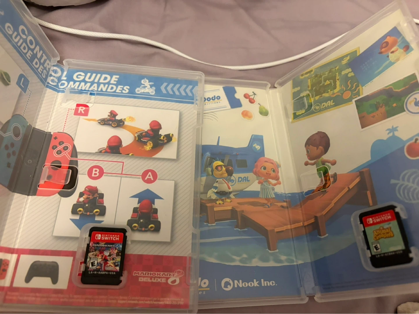 Nintendo Switch Games - Mario Kart & Animal Crossing - photo 2