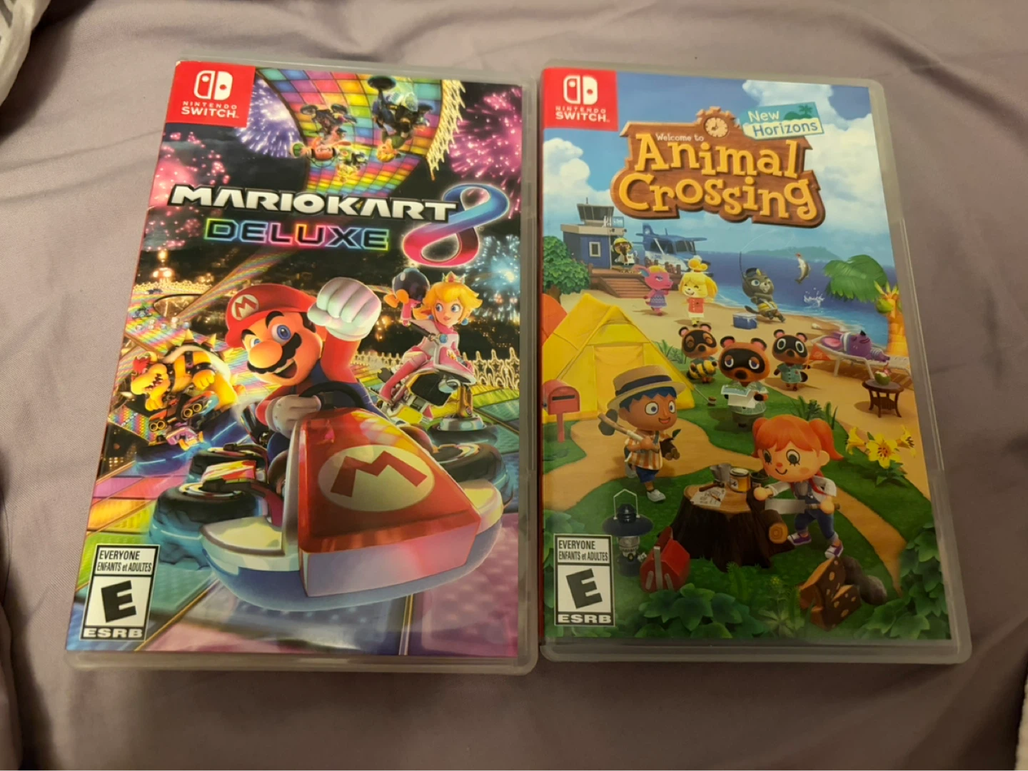Nintendo Switch Games - Mario Kart & Animal Crossing