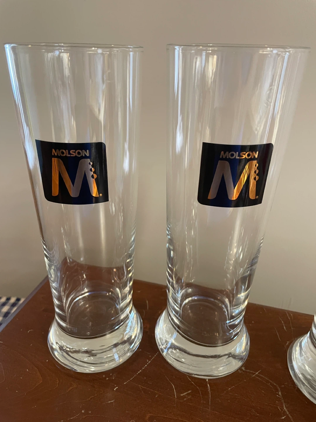 Molson Canadian & Molson Ex Beer Glasses - photo 2