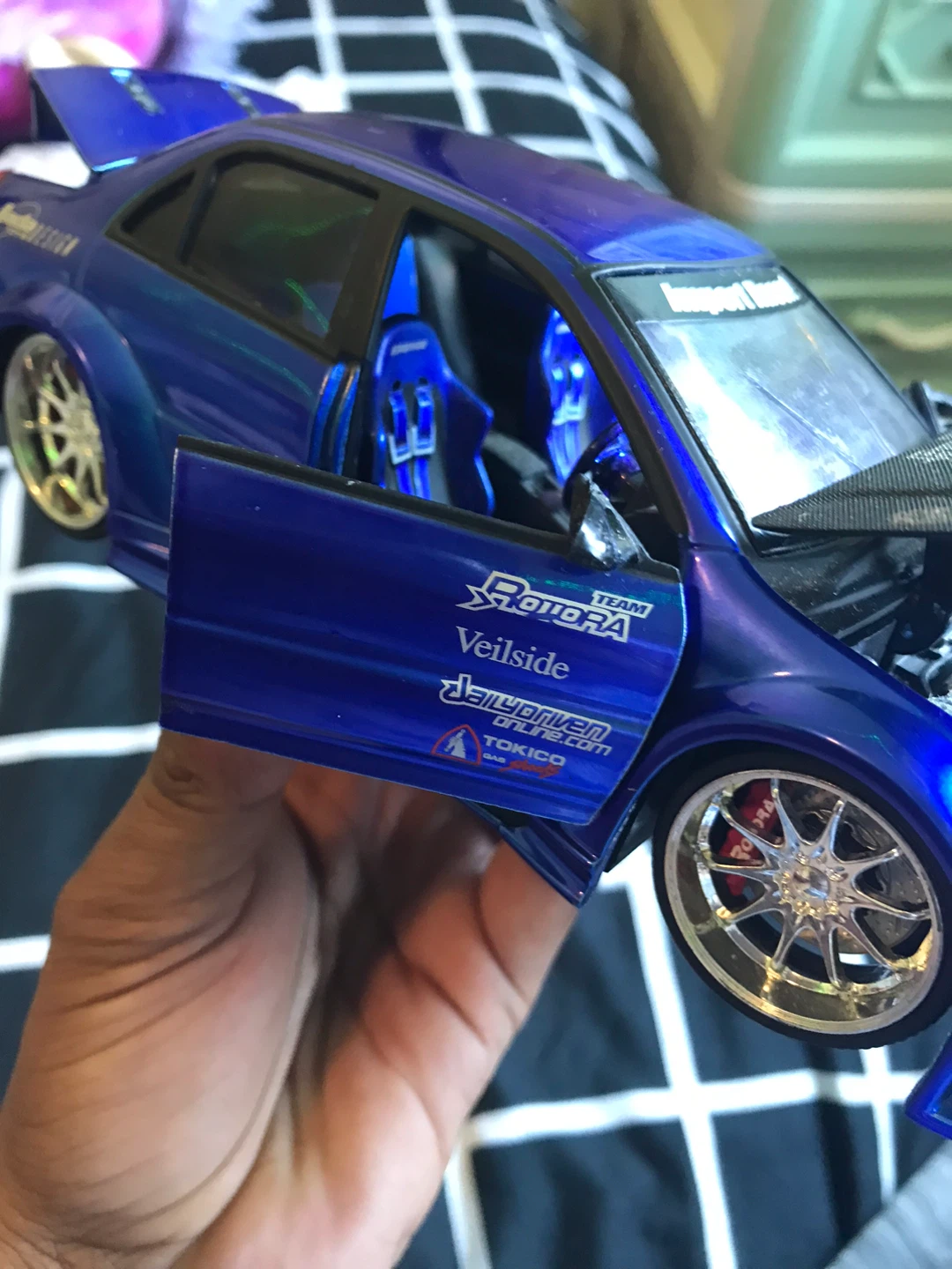 Jada Toys Import Racer Blue Mitsubishi Lancer - photo 5