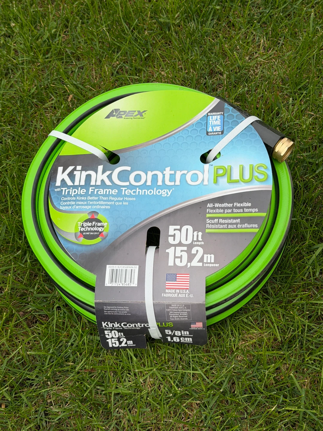 3 Apex KinkControl PLUS 50ft Garden Hose