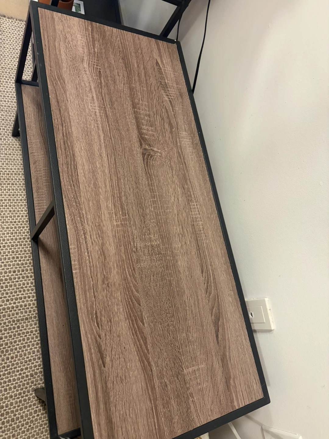 Wooden 2-Tier TV Stand / Coffee table - photo 2