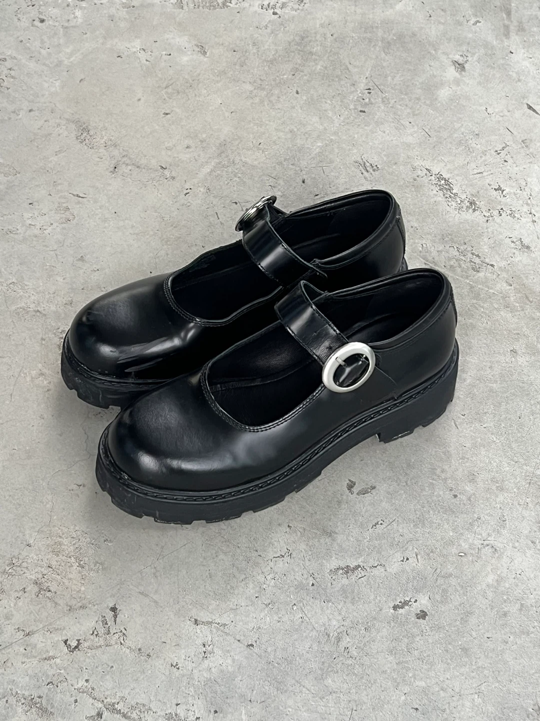 Vagabond Cosmo 2.0 - Black Mary Jane Platform Shoes - photo 4